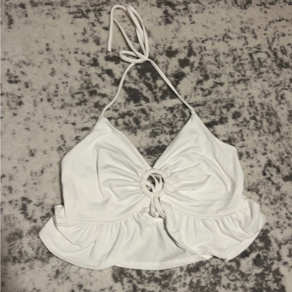 White crop top